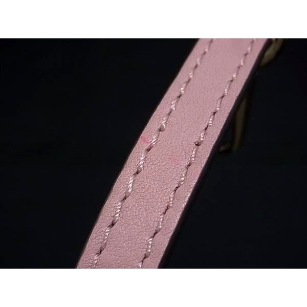 Louis Vuitton Bag Shoulder Strap Belt Crossbody Pink Gold — view 5