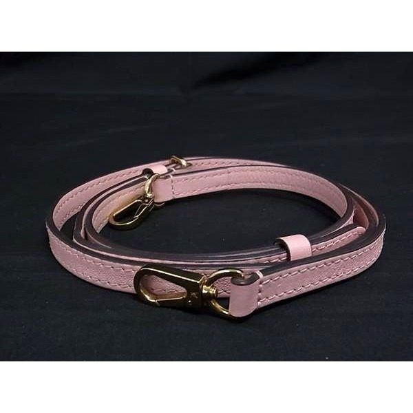 Louis Vuitton Bag Shoulder Strap Belt Crossbody Pink Gold