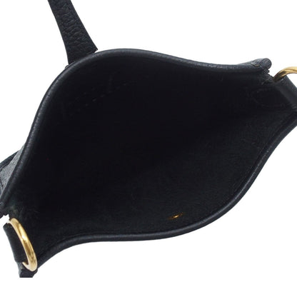 Hermes Evelyne TPM Black Gold Taurillon Clemence Amazon Shoulder Bag — view 5
