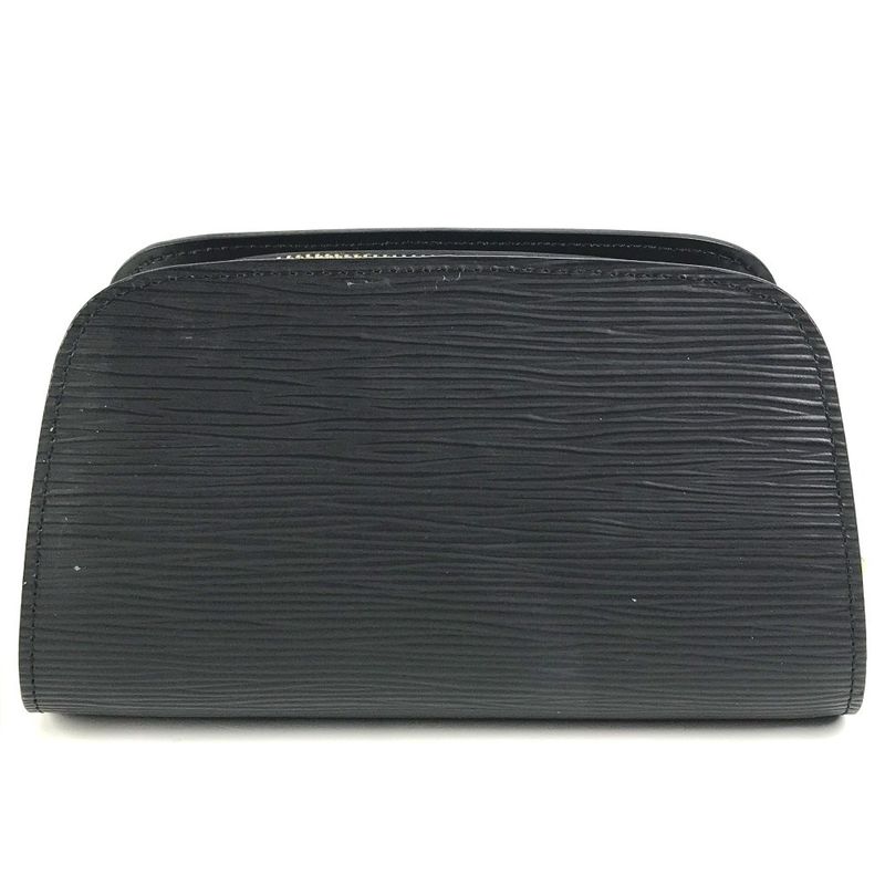 Louis Vuitton Cosmetic Pouch Dauphine PM M48442 Epi Leather Noir Black