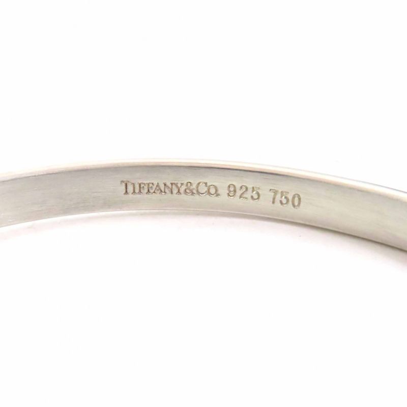 Tiffany & Co Vintage Combination Hook Bangle Bracelet Sv925 750