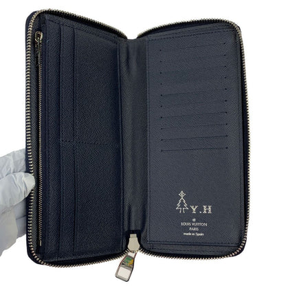 Louis Vuitton Epi Zippy Wallet Vertical M60964 Navy