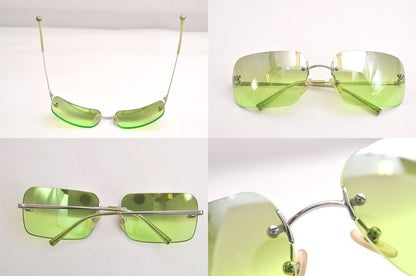 Chanel Sunglasses CC Logo Coco Mark Titanium 4017 Light Green 3238n