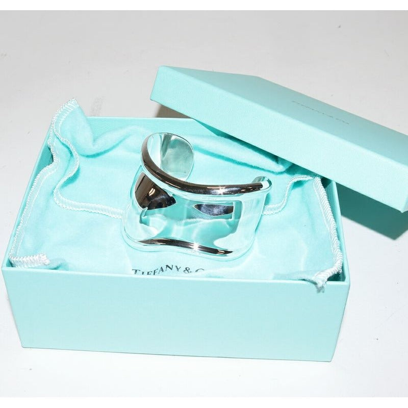Tiffany & Co Bangle SV Elsa Peretti Small Bone Cuff Medium For Right Hand — view 3