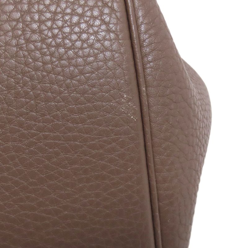 Hermes Picotin Lock PM Etape Silver Hardware Handbag Taurillon Women