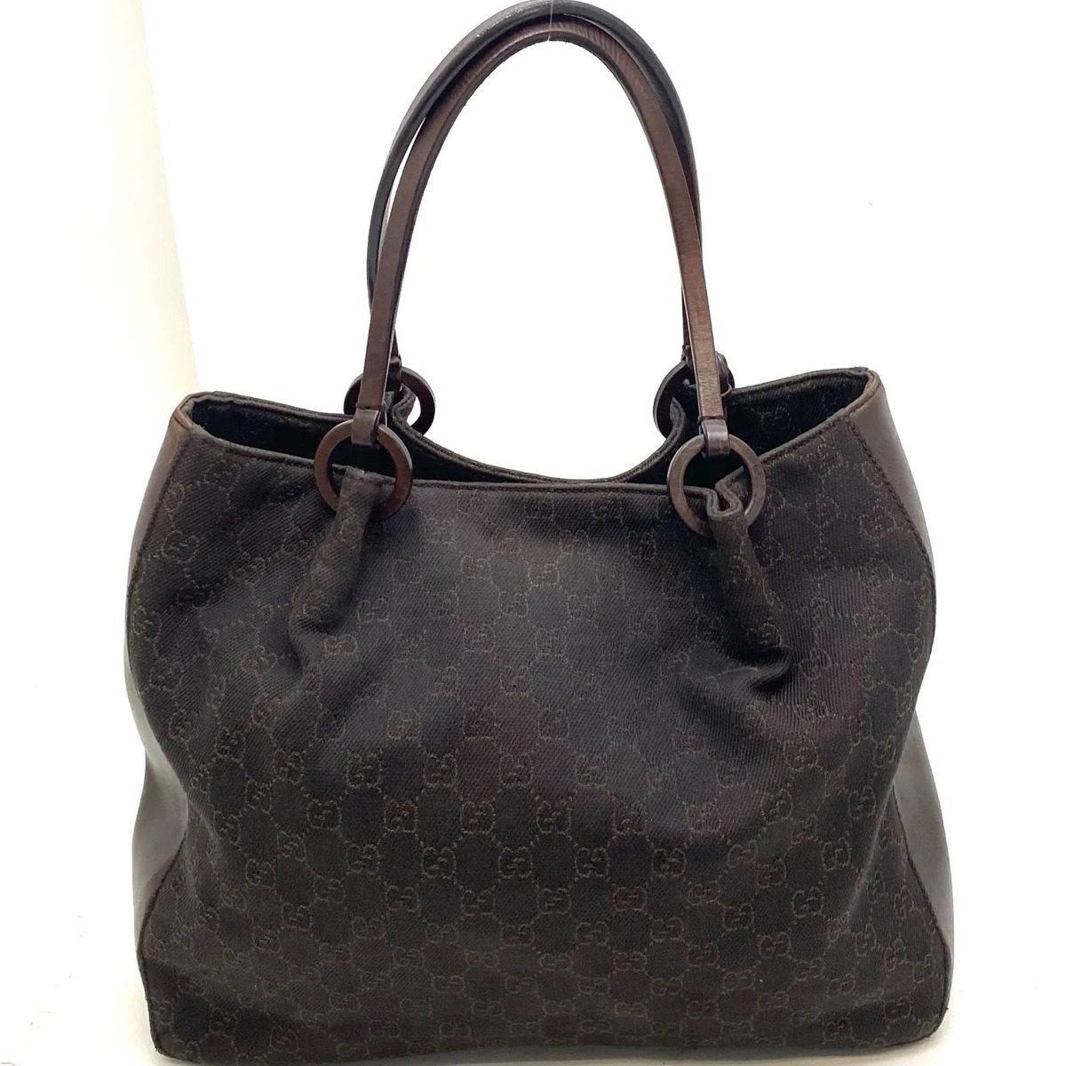 Gucci GG Canvas Tote Brown — view 2