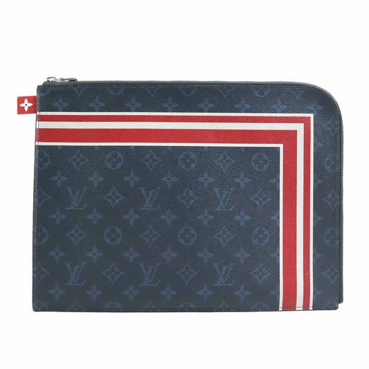 Louis Vuitton Clutch Bag Monogram Cobalt Pochette Jules GM