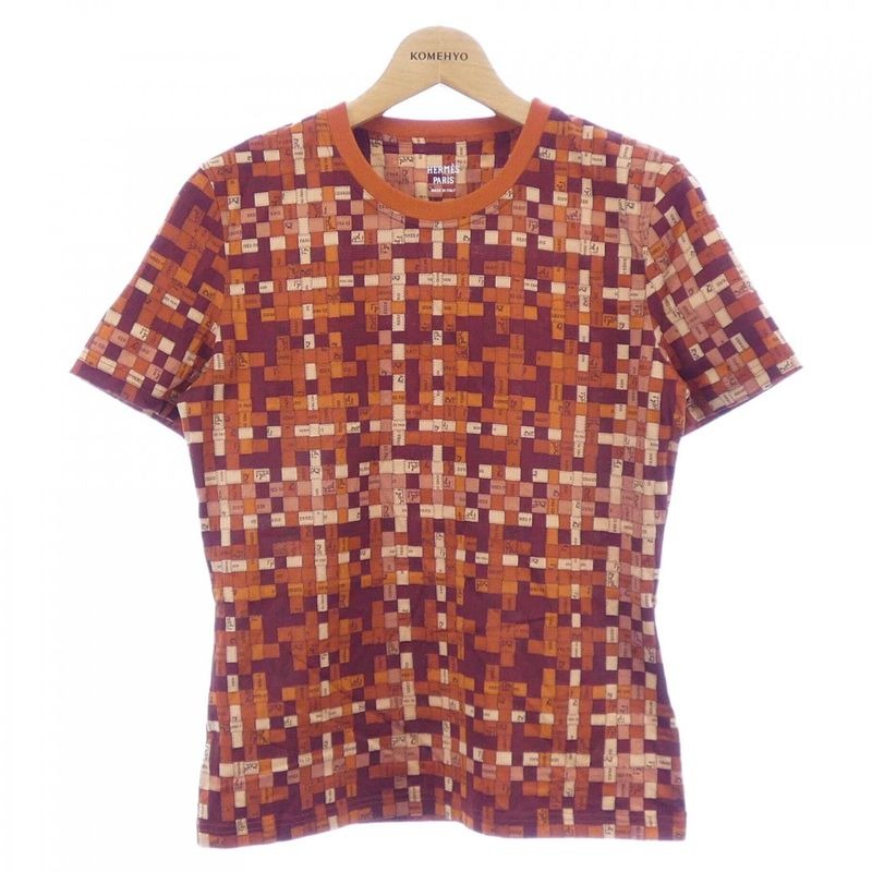 Hermes Bolduc Au Carre Check 5 E4645 dk T-Shirt