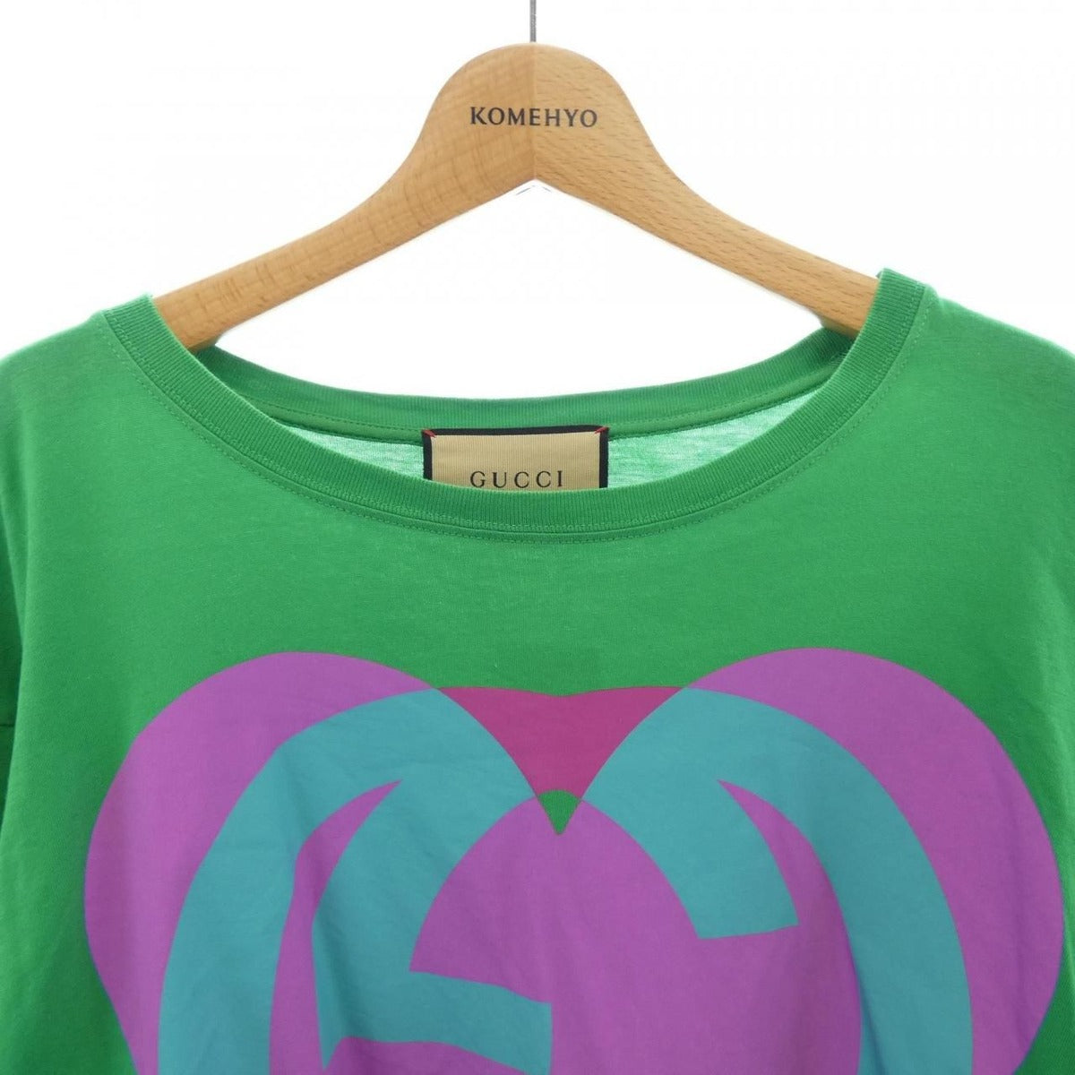 Gucci T-Shirt Green Transparency — view 5