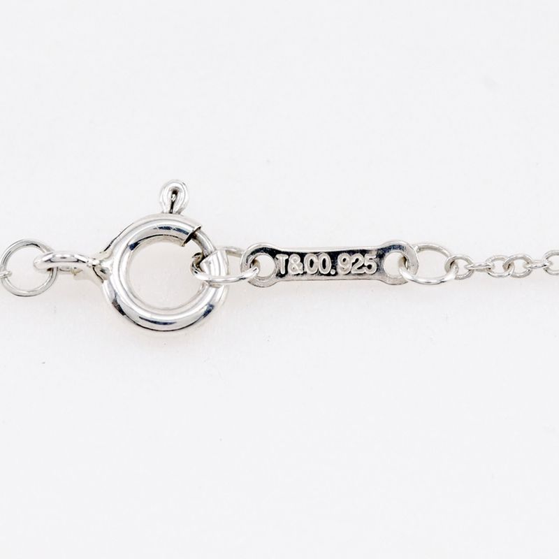 Tiffany & Co Loving Heart Paloma Picasso 925 Silver Ladies 2.7g Necklace