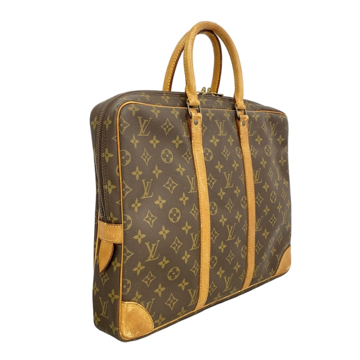 Louis Vuitton Business Bag Monogram Porte Documents Voyage Brown — view 2