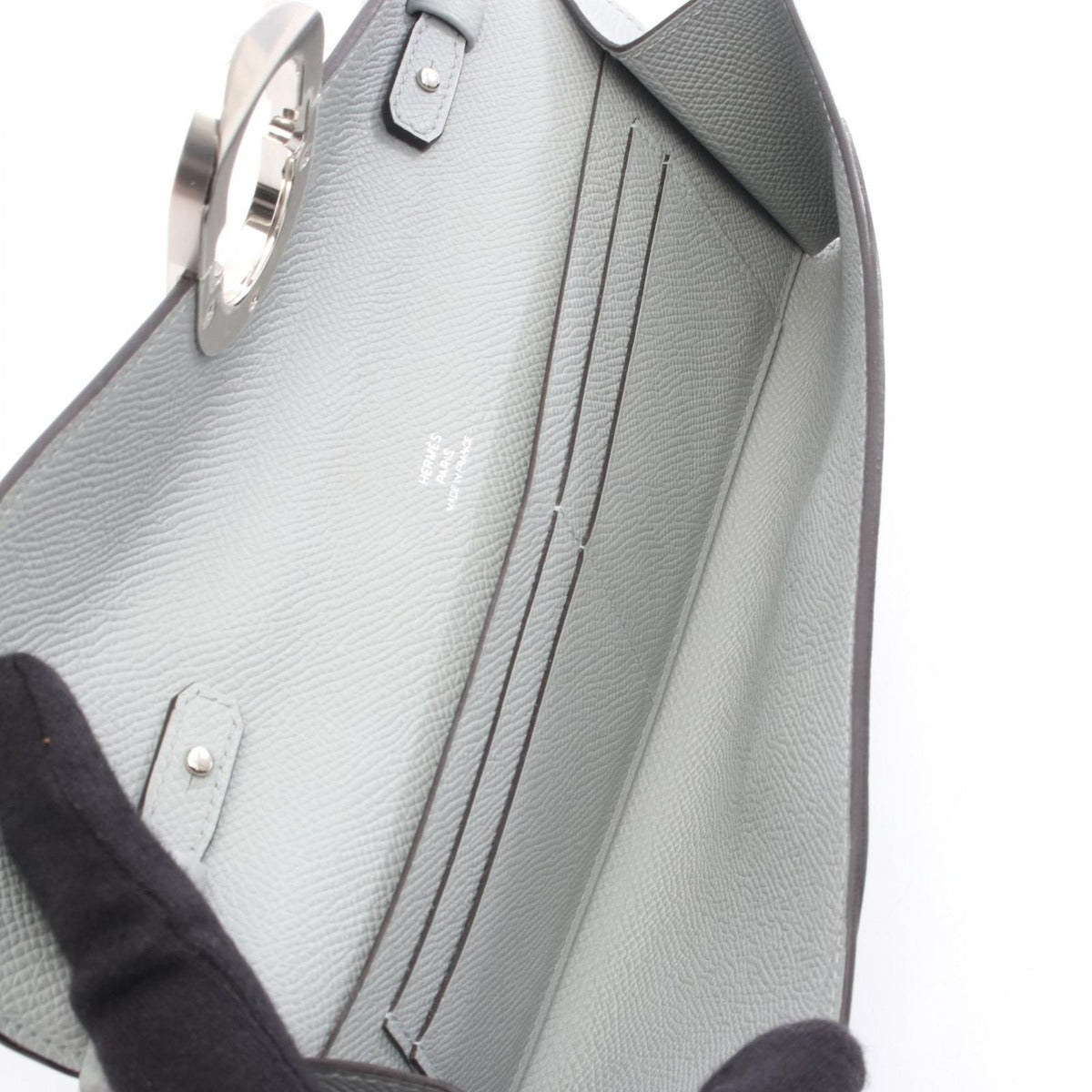 Hermes Shoulder Bag Chaine D'ancre to Go Bleu Glacier Leather Blue — view 3