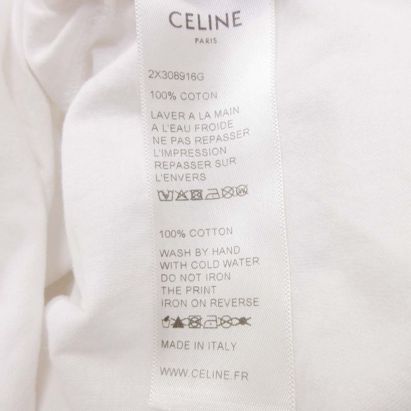 Good Celine Eddy Period Classic T-Shirt Logo Print T-Shirt Cut and Sewn Crew