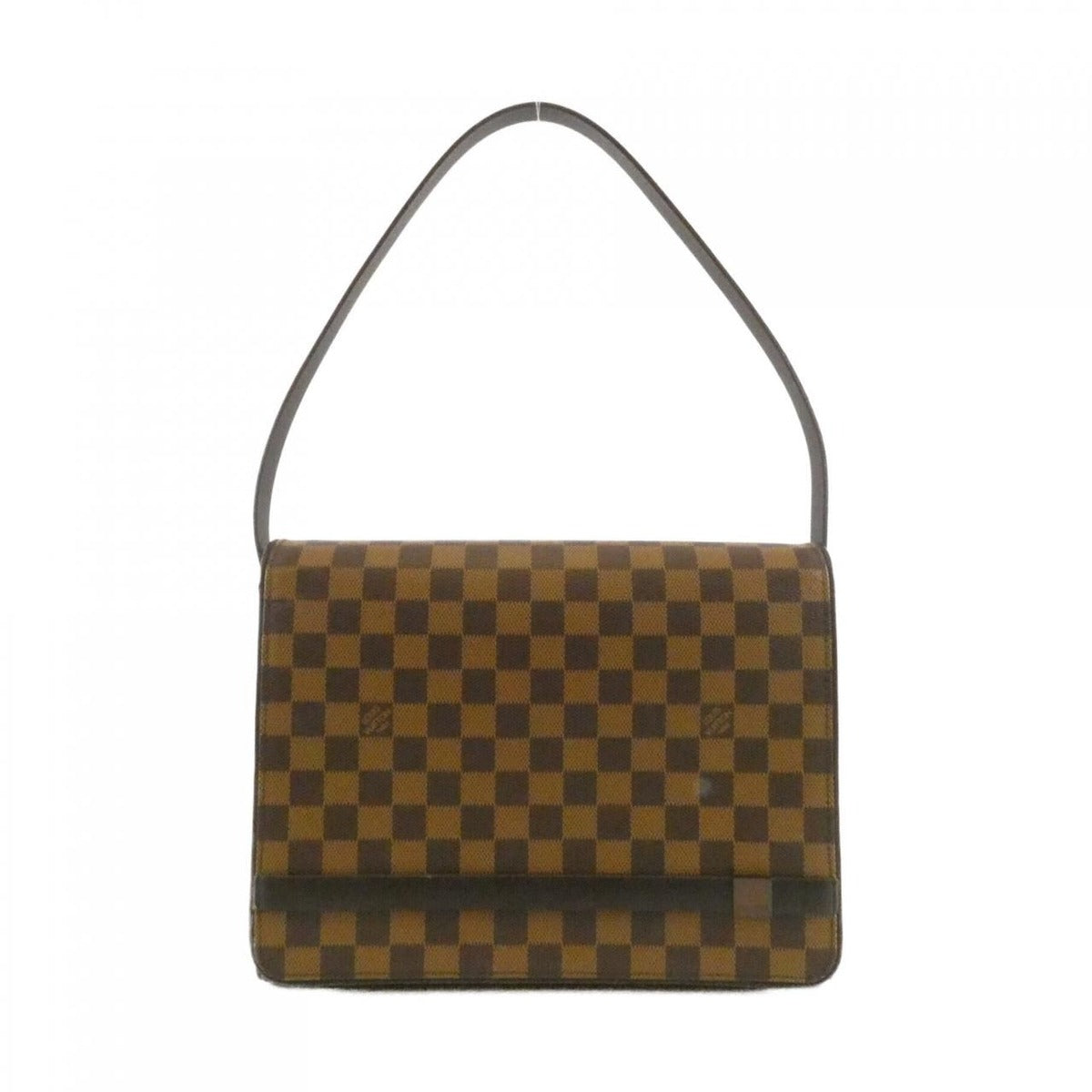 Louis Vuitton Damier Tribeca Carre Shoulder Bag Ebene Mat