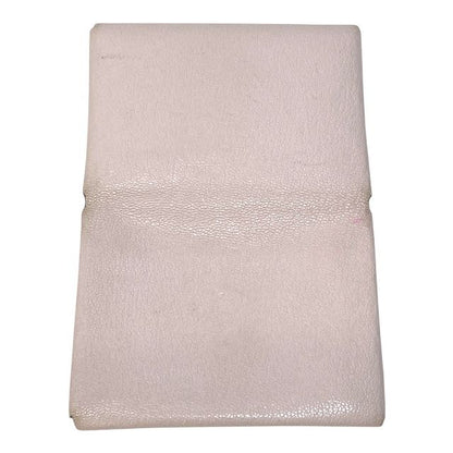 Hermes Calvi Duo Mauve Père Chevre Coin Case Card Case Business Card Holder