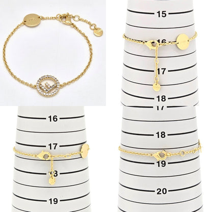 Fendi Is Bracelet New Logo Shape Ornament Natural Crystal — view 7