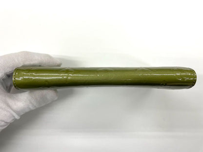 Louis Vuitton Monogram Vernis Portefeuille Sarah Long Wallet M91564 Givre Green