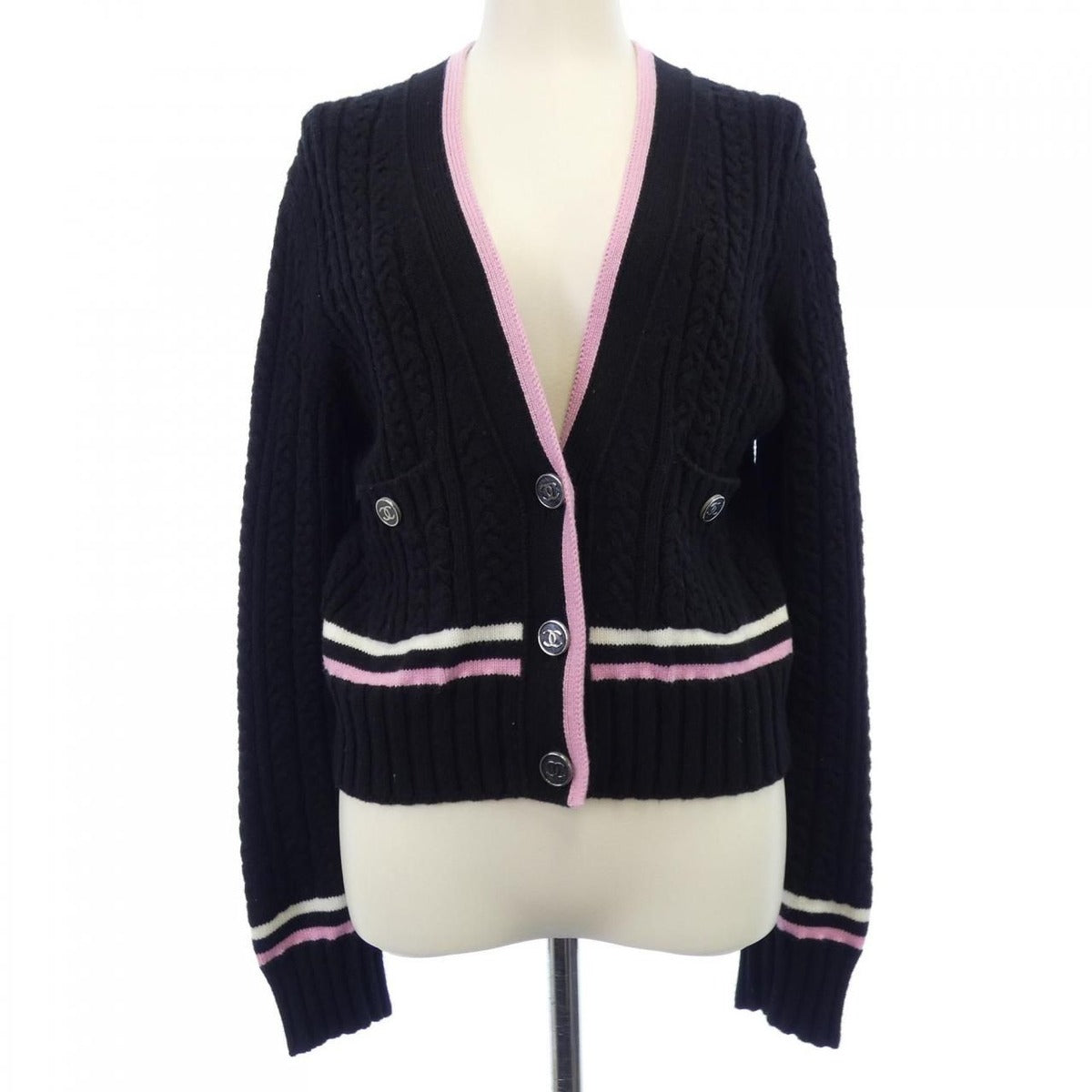 Chanel Cardigan Cashmere Black