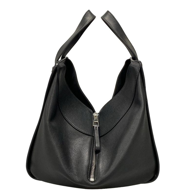 Loewe Tote Bag Hammock Bag Small Black With C Engraved Leather