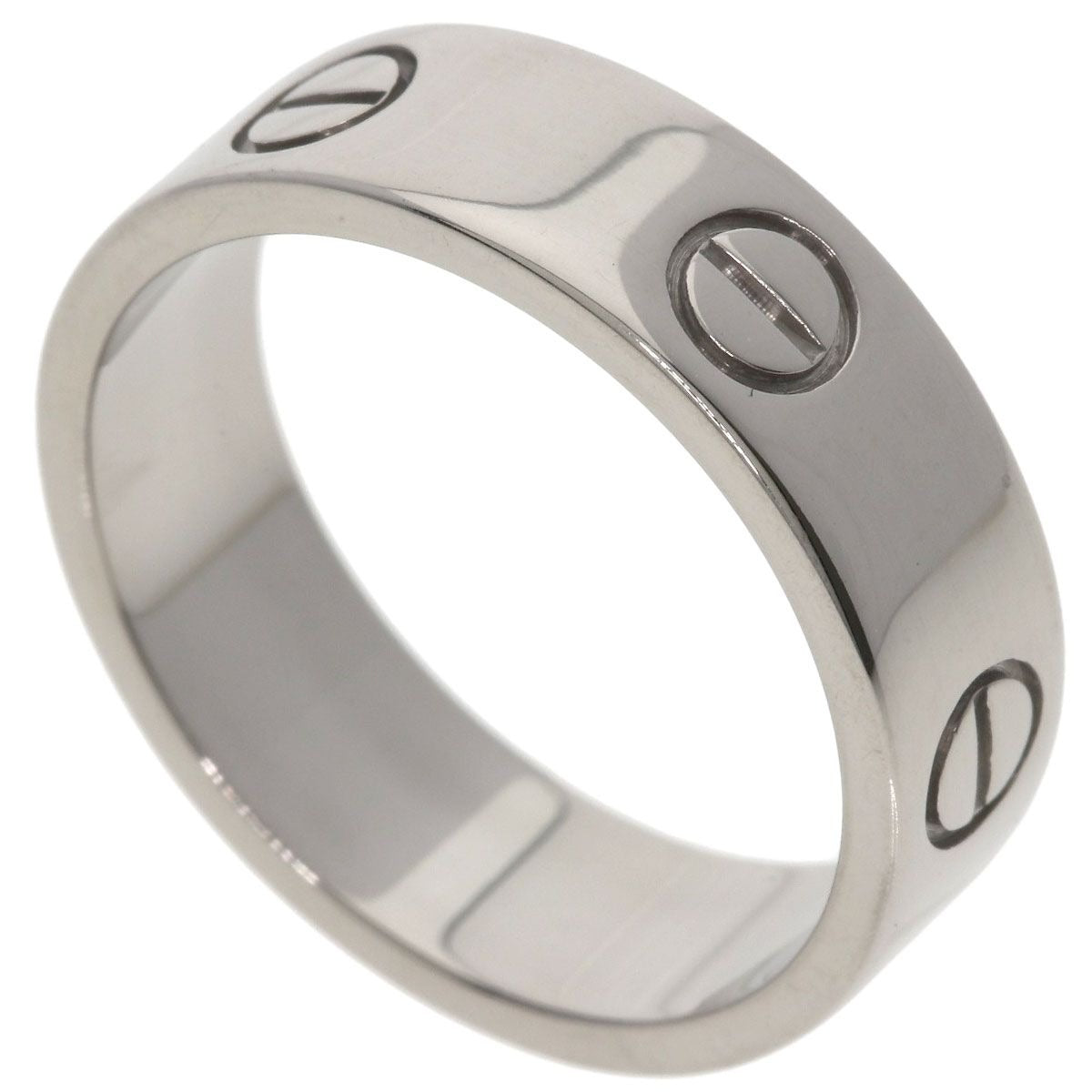 Cartier Love Ring 57 18K White Gold