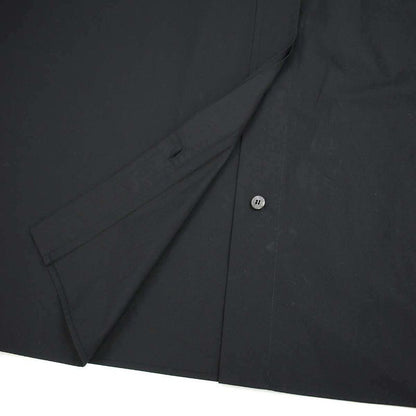 Hermes 22ss Draw String Ring Short Sleeve Over Blouse Shirt 2e0604dj Black 40