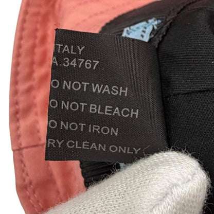 Prada Lining Cotton Leather Bucket Hat Pink — view 10