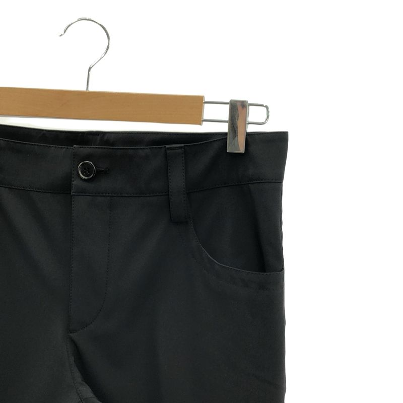 Prada - Logo Rubber Patch Slacks - S - Black - Women's