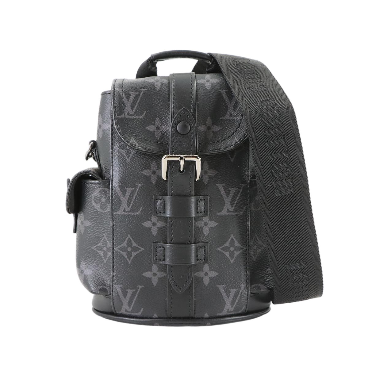 Louis Vuitton Monogram Eclipse Nano Christopher Crossbody Shoulder Bag