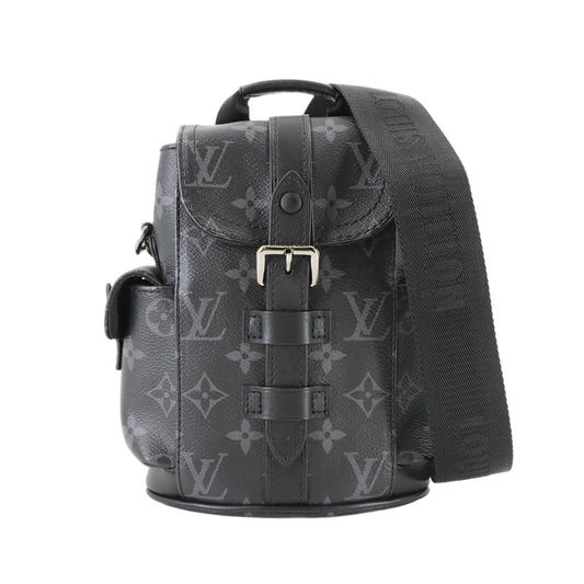 Louis Vuitton Monogram Eclipse Nano Christopher Crossbody Shoulder Bag
