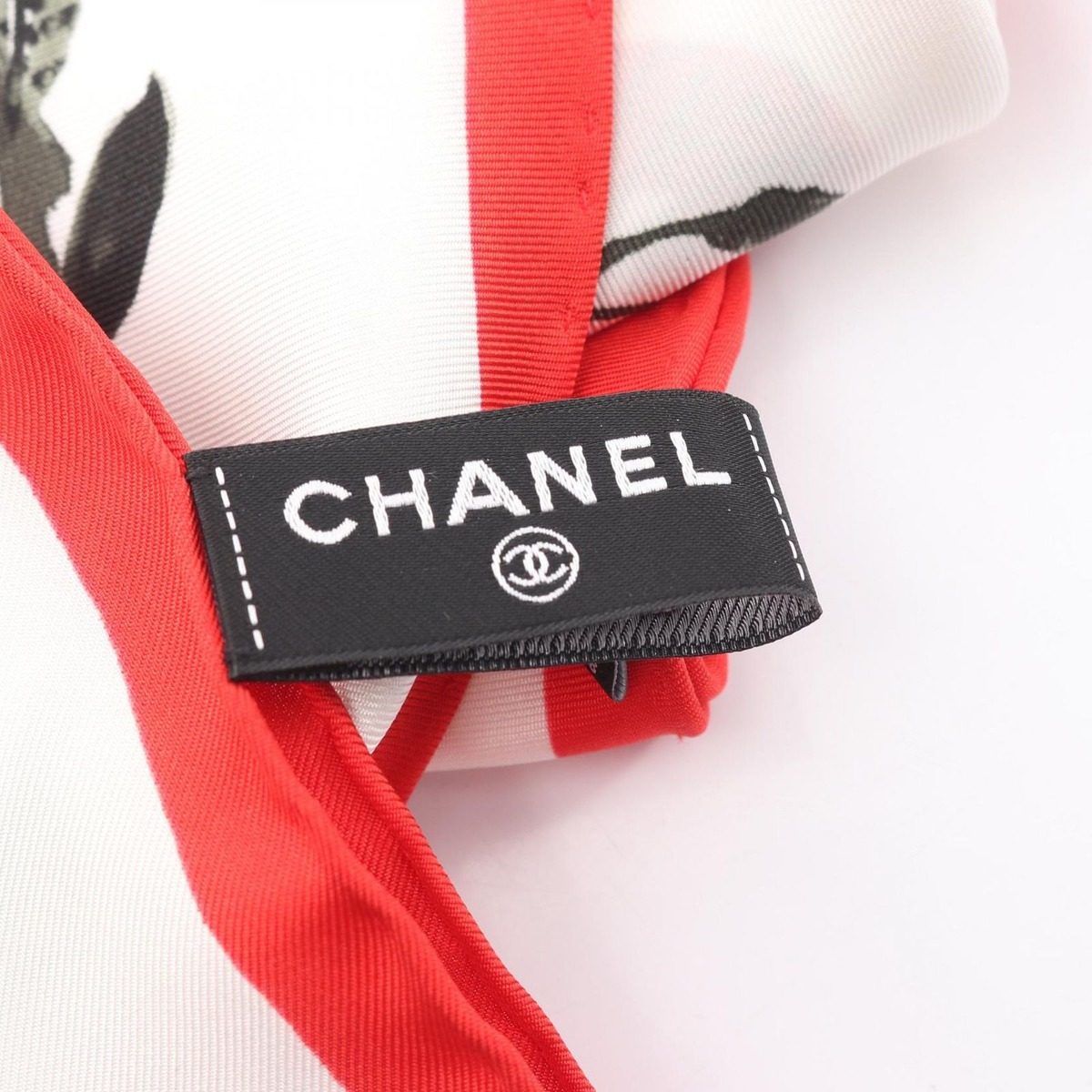 Chanel Scarf Floral Silk — view 2