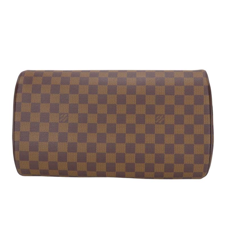 Louis Vuitton Handbag Rivera MM N41434 Damier Ebène Brown Gold Hardware Handbag