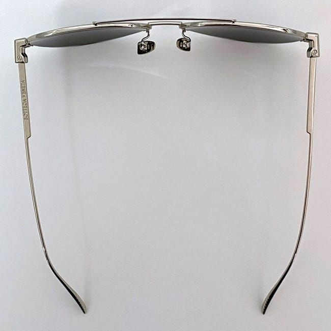 Bottega Veneta Sunglasses F21476 Silver Gray Mirror