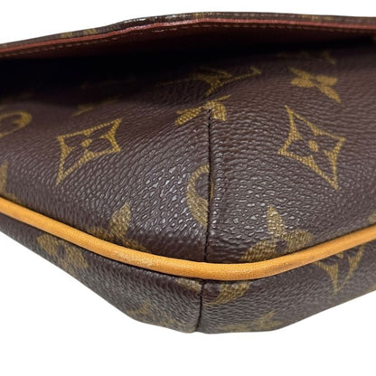 Louis Vuitton Musette Tango Monogram Shoulder Bag Monogram Canvas M51257 Brown
