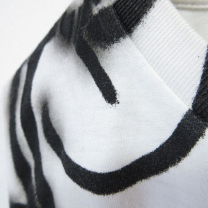 Good Prada Adam Neate Graphic Print Short Sleeve T-Shirt Cut and Sewn S White