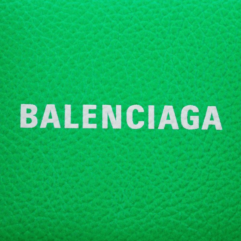 Balenciaga Trifold Wallet Cache Vivid Green