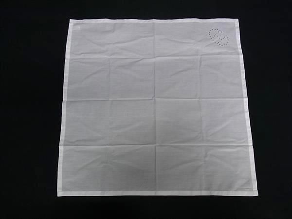 Hermes Evelyn 100% Cotton Handkerchief Pocket Chief Ladies Men White