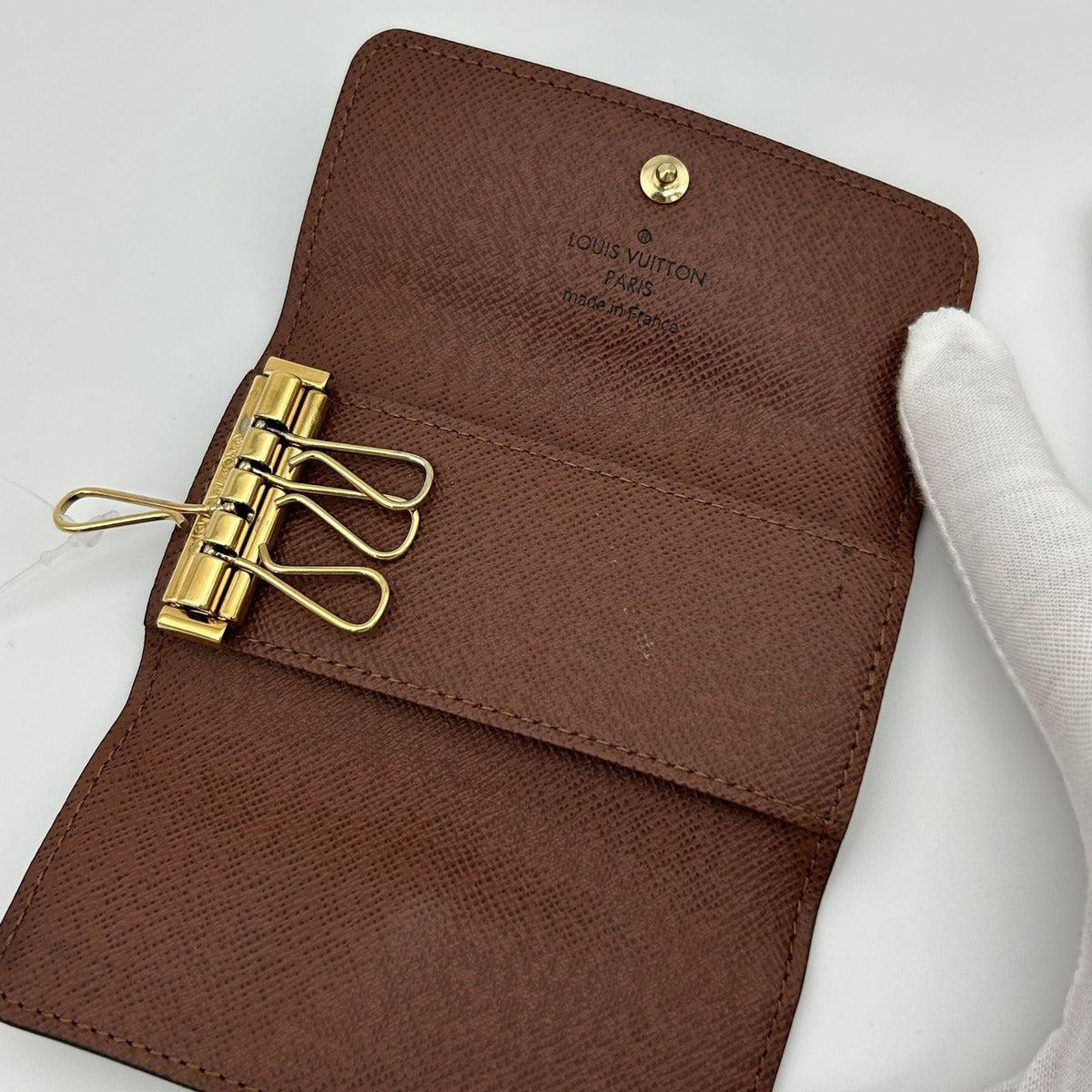 Louis Vuitton Multiples 4 Key Case Monogram Canvas Brown Key Holder — view 5