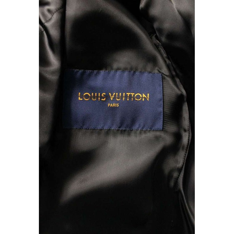Louis Vuitton 22 AW Rm222 M RMT Hnl08 W Damier Spread Leather Jacket 50 — view 3