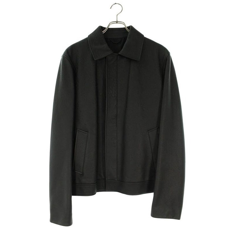Louis Vuitton 22 AW Rm222 M RMT Hnl08 W Damier Spread Leather Jacket 50