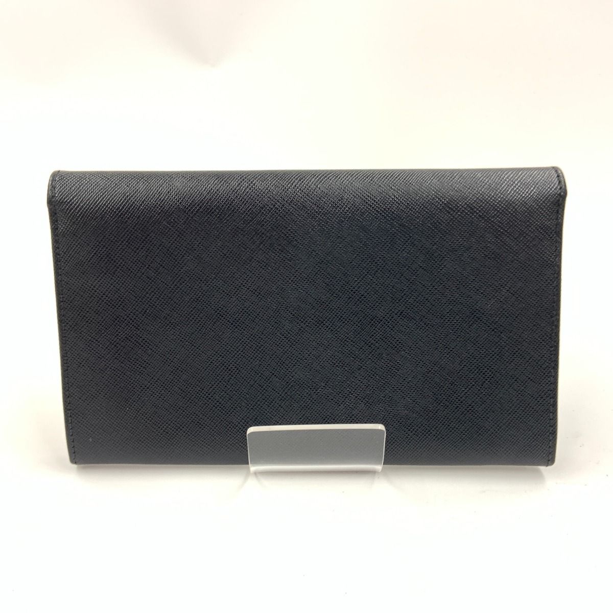Prada Saffiano Long Wallet Black