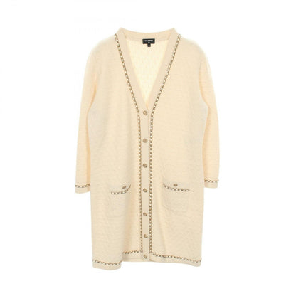 Chanel Cardigan CC Logo Button Cashmere