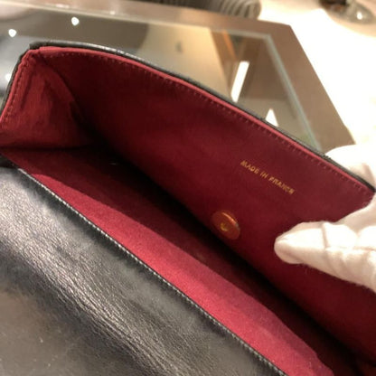 ◎authentic Chanel Half Moon Shoulder Bag Black