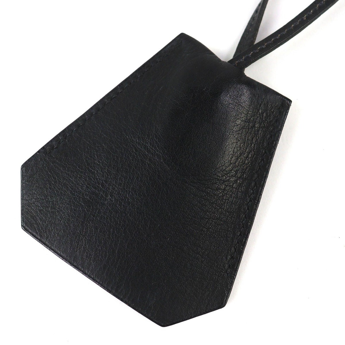 Hermes Vintage Leather Martin Margiela Era Clochette Necklace Pendant — view 4