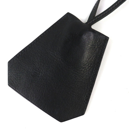 Hermes Vintage Leather Martin Margiela Era Clochette Necklace Pendant — view 4