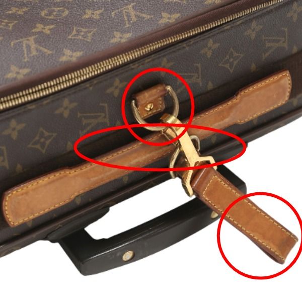 Louis Vuitton M23294 Monogram Travel Bag With Wheels Pegas 55 Carry Bag Louis