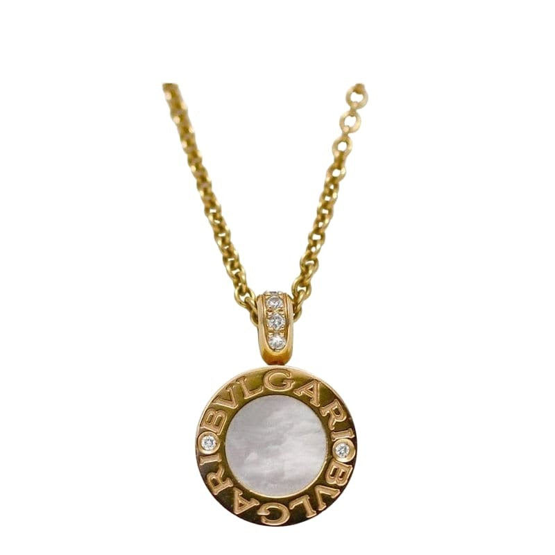 Bvlgari Necklace Pink Gold Pg 750