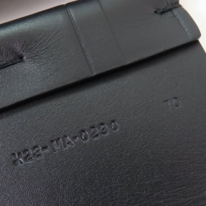 Christian DIOR D-waist Maxi Double Gold Buckle Leather Belt Black Gold Hardware