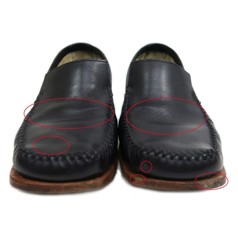 Louis Vuitton Loafers Size 6 Black Leather Shoes Apparel — view 3