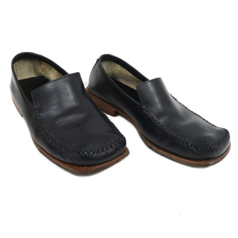 Louis Vuitton Loafers Size 6 Black Leather Shoes Apparel — view 6