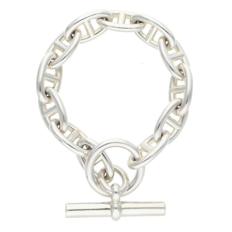 Hermes Chaine D'ancre GM Silver Bracelet